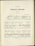 [1875] Woman's Prayer. Song.